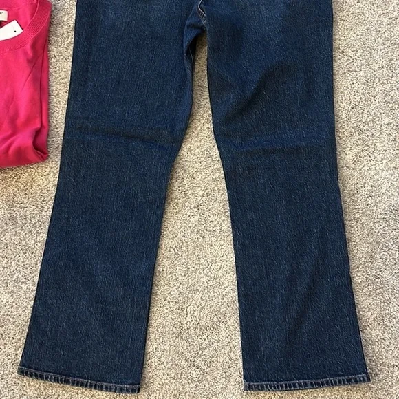 J. Crew Mid Rise Flare Crop Jeans - Picture 8 of 11